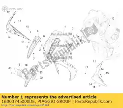 Tutaj możesz zamówić schutzschild od Piaggio Group , z numerem części 1B003745000DE:
