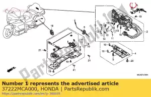 Honda 37222MCA000 spr??yna, ustawienie klucza zamka - Dół