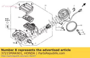 honda 37215MAK601 borracha, montagem - Lado inferior