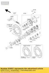 Qui puoi ordinare catena, azionamento, did520dma4x1 kx250 da Kawasaki , con numero parte 920570191: