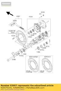 kawasaki 920570191 catena, azionamento, did520dma4x1 kx250 - Il fondo