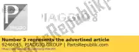 9246045, Piaggio Group, élément     , Nouveau