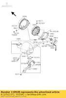 K110521371, Suzuki, beugel, hoog te suzuki vz 1600 2004 2005, Nieuw