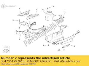 Piaggio Group JC47361X92010 underpanel - Bottom side