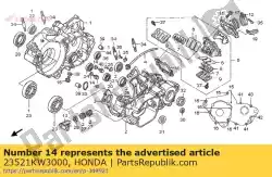 Qui puoi ordinare piastra a, impostazione del cuscinetto da Honda , con numero parte 23521KW3000: