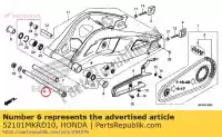 52101MKRD10, Honda, bolt swingarm pivot honda  1000 2020, New