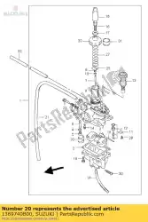 Here you can order the cap from Suzuki, with part number 1369740B00: