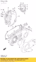 1134443E20, Suzuki, poduszka, sprz?g?o suzuki  uh ux 125 150 200 2007 2008 2009 2010 2011 2014 2015 2016 2017 2018 2019 2020, Nowy