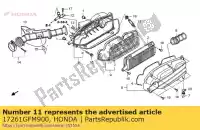 17261GFM900, Honda, geen beschrijving beschikbaar op dit moment honda nhx 110 2008 2009 2010 2011 2012 2013, Nieuw