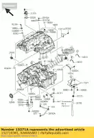 132710381, Kawasaki, plaat, zijontluchting zx636-c1h kawasaki zx 600 2005 2006, Nieuw