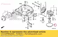 15150MBG000, Honda, strainer comp., oil honda vfr  a fi crossrunner x 50th vfr800fi vfr800 vfr800a vfr800x vfr800f 800 , New