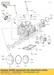 Ici, vous pouvez commander le ring-o, 32x1,9 klx150c9f auprès de Kawasaki , avec le numéro de pièce 920550191: