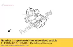 Here you can order the gasket, crankcase from Honda, with part number 11191KZ4J10: