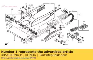 Honda 40540KRNA31 corrente, unidade (daido) (fez - Lado inferior