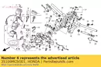 35100MCSG01, Honda, interrupteur, combinaison et serrure honda st 1300 2002 2003 2004 2006 2007 2008 2009 2010, Nouveau
