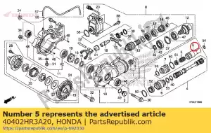 honda 40402HR3A20 comune, fr. albero di trasmissione - Il fondo