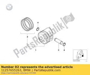 bmw 11257655263 reparatie kit zuigerveren - Onderkant