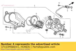 Aqui você pode pedir o case assy., inferior em Honda , com o número da peça 37103MBBD41: