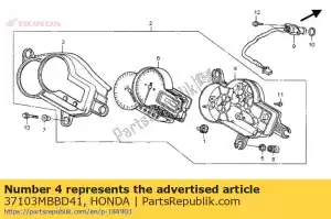 Honda 37103MBBD41 case assy., lager - Onderkant