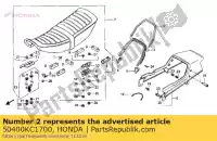 50400KC1700, Honda, geen beschrijving beschikbaar op dit moment honda cb 125 1988, Nieuw