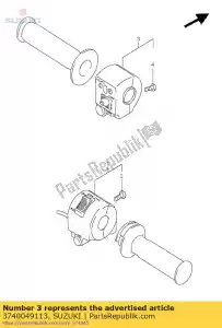 suzuki 3740049113 stuurbediening, links - Midden