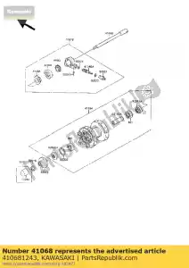 Kawasaki 410681243 o?, fr vn1500-b2 - Dół