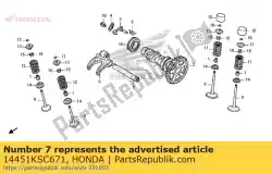 Here you can order the shaft, ex. Rocker arm from Honda, with part number 14451KSC671: