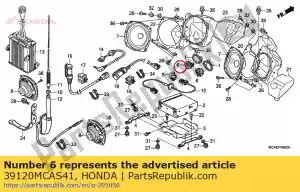 honda 39120MCAS41 zestaw g?o?ników., g?o?nik wysokotonowy - Dół