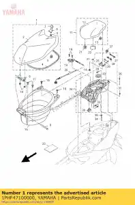 yamaha 1PHF47100000 sedile singolo - Il fondo