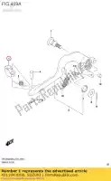 4311043D00, Suzuki, pedal, freno suzuki rm  rmx rm125 rm250 dr z400e z400s z400sm drz400e drz400sm drz250 250 125 400 , Nuevo