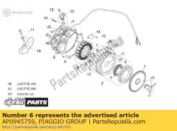 Ici, vous pouvez commander le briser la rondelle a22 auprès de Piaggio Group , avec le numéro de pièce AP0945759: