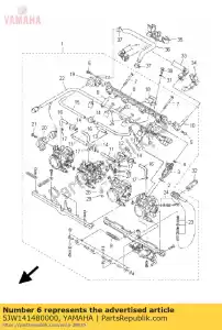 Yamaha 5JW141480000 rura - Dół