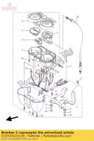 51DH35010100, Yamaha, tachimetro assy (mph) yamaha ybr 125 2010 2012 2014, Nuovo