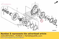 Qui puoi ordinare piastra di trasmissione primaria da Honda , con numero parte 22610KYZ901: