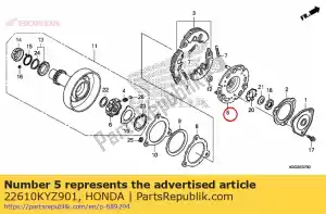 honda 22610KYZ901 piastra di trasmissione primaria - Il fondo