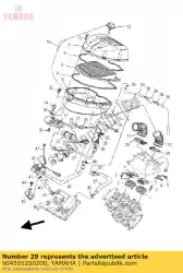 Aquí puede pedir conjunto de abrazadera de manguera de Yamaha , con el número de pieza 904505200200: