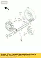 210031368, Kawasaki, stator kawasaki zzr  e zx6r ninja f zx600 j zz r600 zx 6r 600 zzr600 , New