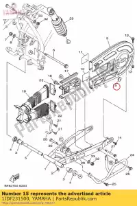 yamaha 1JDF231500 gorra - Lado inferior