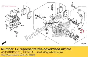 honda 45190HP5601 soporte subconjunto., l. fr. calibrar - Lado inferior