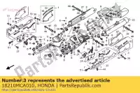 18210MCA010, Honda, protector assy., l. muffler honda gl 1800 2001, New