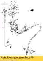 5796238F00, Suzuki, pokrycie, t / m wsk suzuki lt a400 eiger 4x2 a400f 4x4 400 , Nowy