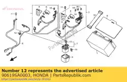 Qui puoi ordinare clip, filo metallico da Honda , con numero parte 90619SA0003: