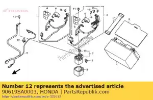 Honda 90619SA0003 clip, filo metallico - Il fondo