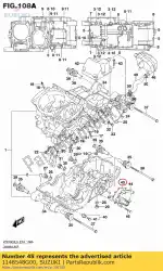 Here you can order the gasket,gear shi from Suzuki, with part number 1148548G00: