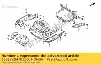 83627KS4701ZD, Honda, cover,r.r*nh248r* honda cn helix spazio  cn250 1 250 , New