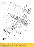 10V185400000, Yamaha, zespó? krzywki zmiany biegów yamaha dt dtlc 125, Nowy