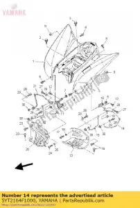 yamaha 5YT2164F1000 quedarse 1 - Lado inferior