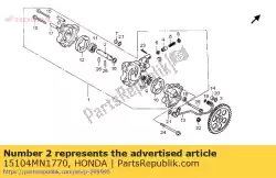 as, oliepomp van Honda, met onderdeel nummer 15104MN1770, bestel je hier online: