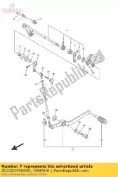 Aquí puede pedir conjunto de palanca de tope de Yamaha , con el número de pieza 2C0181400000: