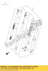 Here you can order the damper assy lh from Suzuki, with part number 5110401DD0: